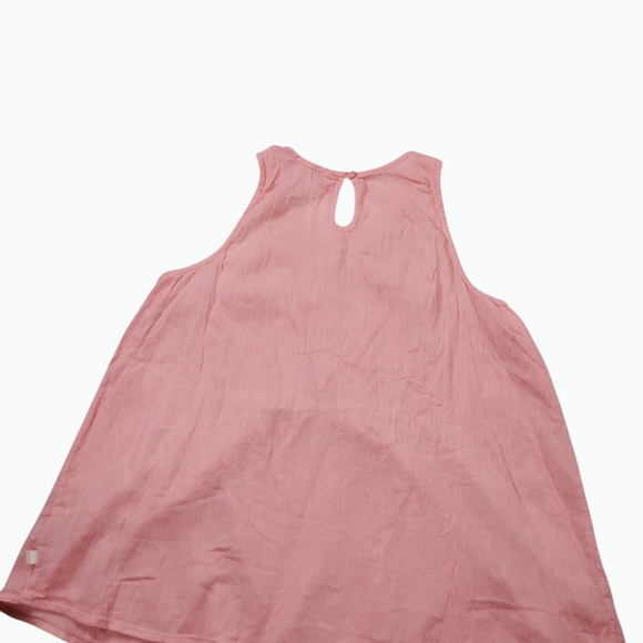 American Eagle Outfitters Blush Pink Sleeveless Pintuck Yoke Camisole - Picture 4 of 8